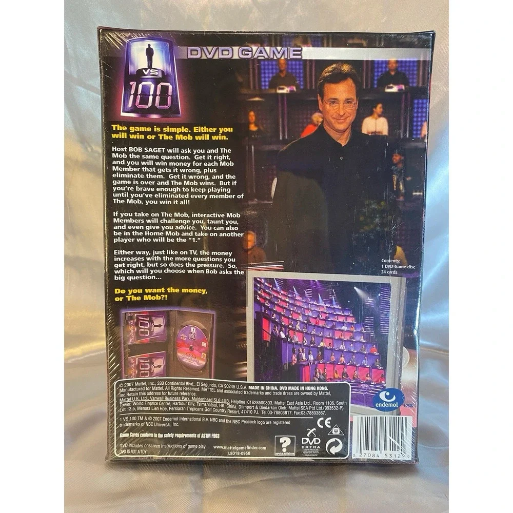 1 VS 100 DVD GAME 1 Versus 100 - Brand New & Sealed!